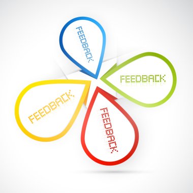 Renkli geri bildirim simgeleri