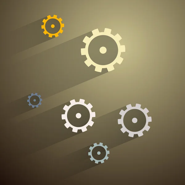 Cogs de vectores, engranajes — Vector de stock