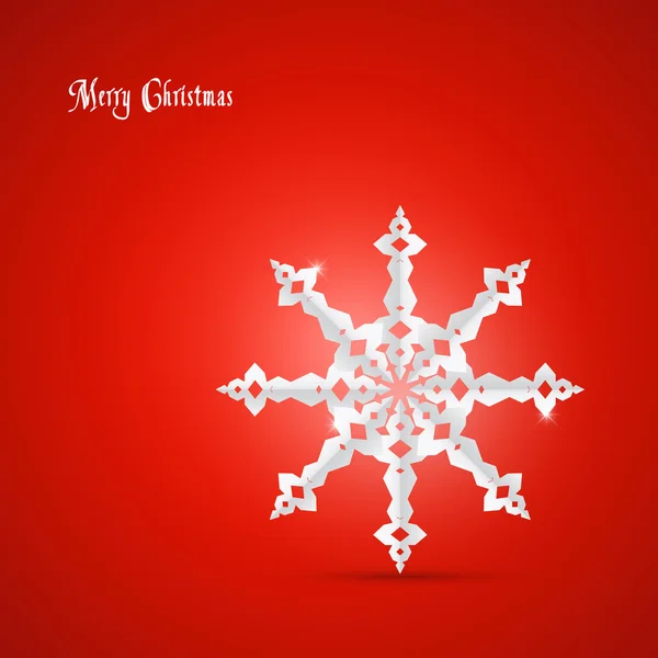 Red Vector Feliz Navidad Fondo — Vector de stock