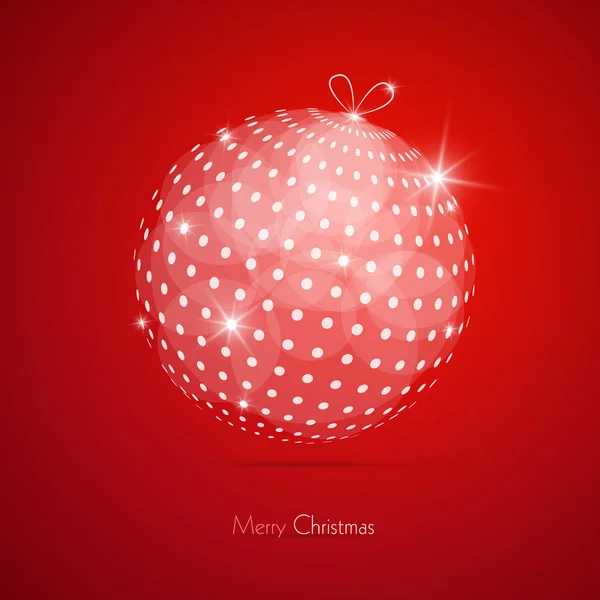 Vector abstracto rojo Feliz Navidad Fondo — Archivo Imágenes Vectoriales