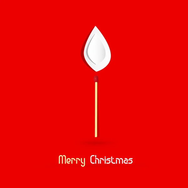 Roter abstrakter Vektor frohe Weihnachten Hintergrund — Stockvektor