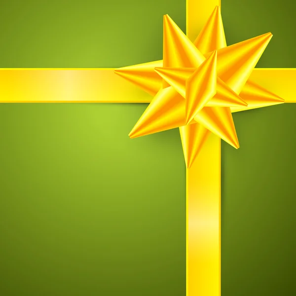 Groen, gouden abstract vector merry christmas achtergrond — Stockvector