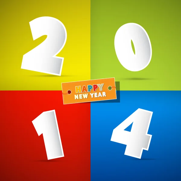 Vector Happy New Year Background — Stock Vector