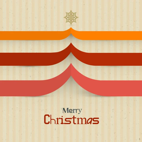 Abstract Vector Merry Christmas Background — Stock Vector