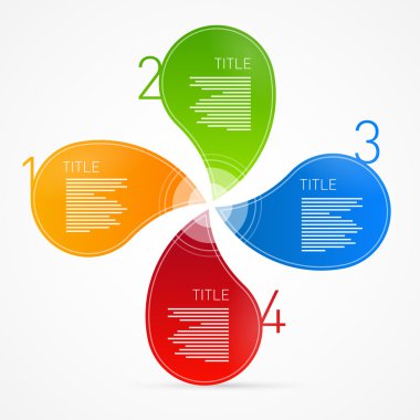 renkli vektör kağıt ilerleme adımlar için özel öğretmen