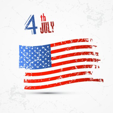 vektör Amerikan bayrağı