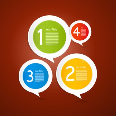 Retro vektör kağıt ilerleme adımlar için özel öğretmen