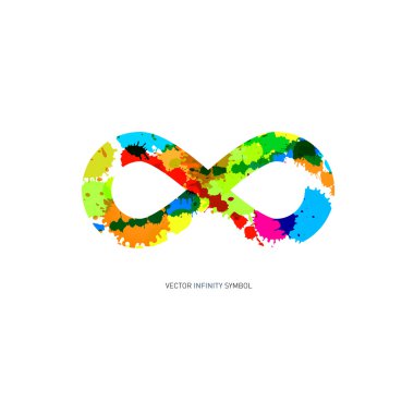 Infinity Symbol Made From Splashes