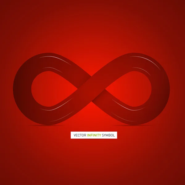 Infinity symbol — Stock Vector