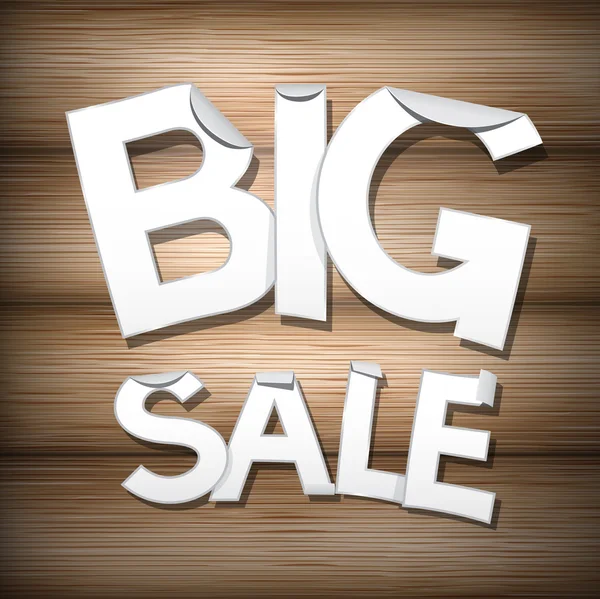 Наклейка Big Sale — стоковый вектор