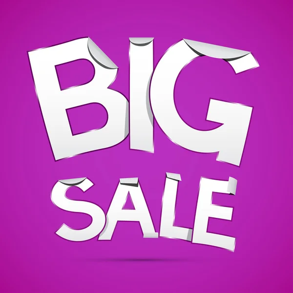 Наклейка Big Sale — стоковый вектор