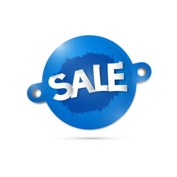 Blue Sale Icon — Stock Vector