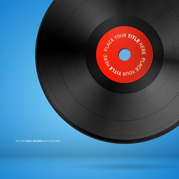 Vinyl záznam disku — Stockový vektor