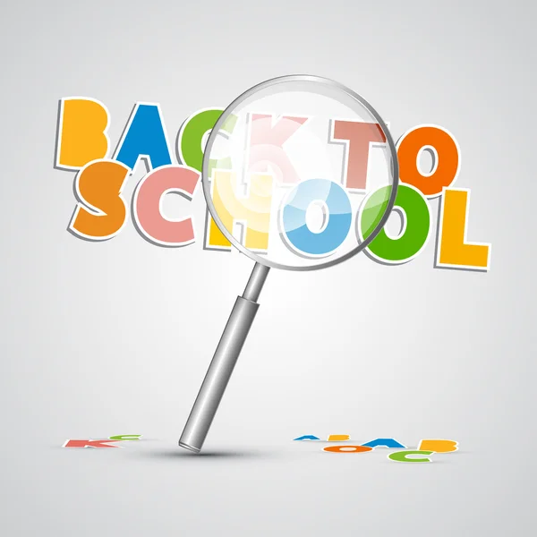 Back to School Theme — Stock Vector
