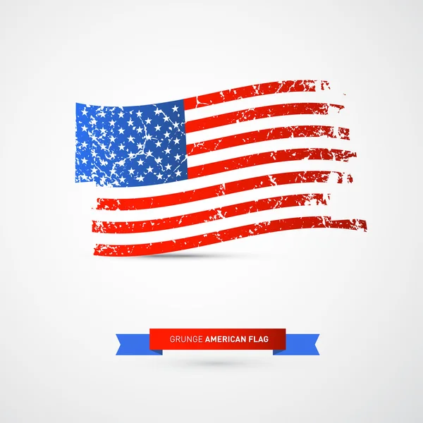 Vector American Flag — Stock Vector