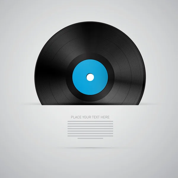 Disco de vinilo — Vector de stock