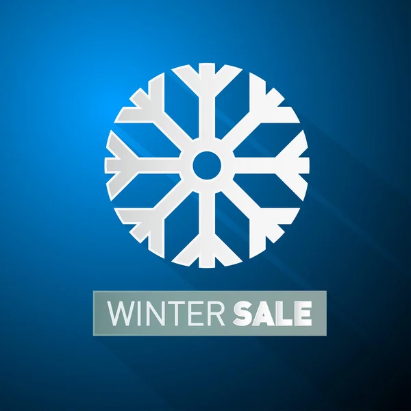 Tema venta de invierno — Vector de stock