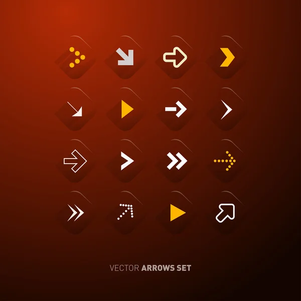 Arrows Set — Stock Vector
