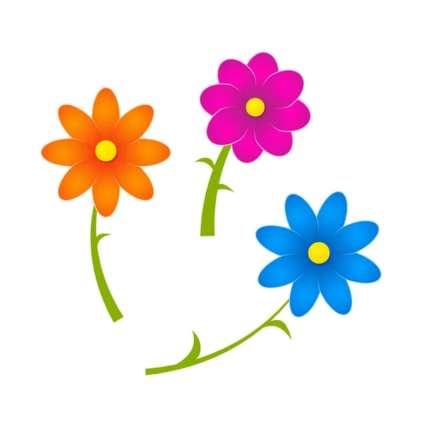 Illustration Fleurs — Image vectorielle