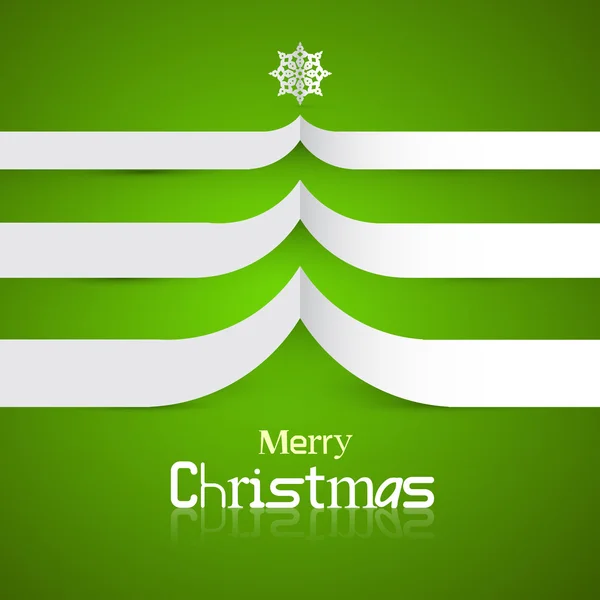 Verde Abstract Vector Feliz Natal fundo — Vetor de Stock