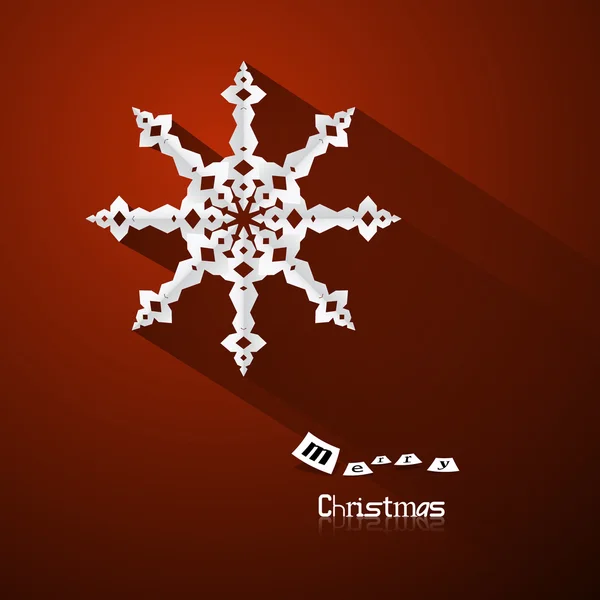 メリー クリスマスの赤の抽象的なベクトルの背景 — ストックベクタ