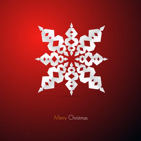 Red Abstract Vector Feliz Natal fundo — Vetor de Stock