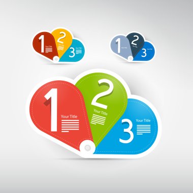 renkli vektör kağıt ilerleme adımlar için özel öğretmen