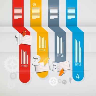 infographics retro düzeni