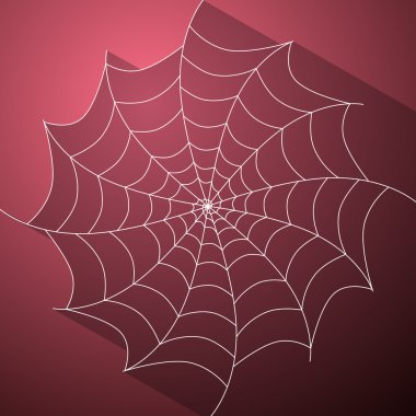 tasarlamak vektör cobweb illüstrasyon koyu pembe bir arka plan üzerinde