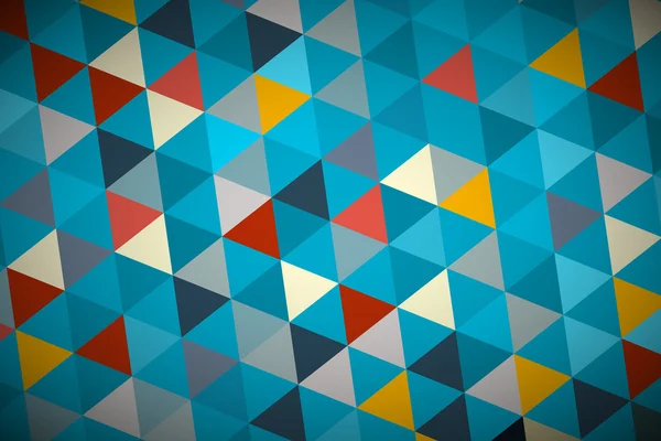 蓝色的向量抽象三角复古现代背景下 — 图库矢量图片
