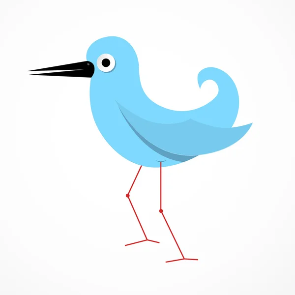 Vector Paper Bird Illustration — Stock Vector