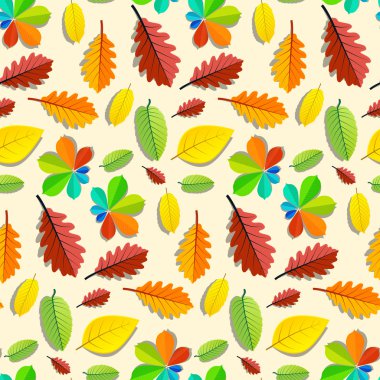 renkli vektör Dikişsiz desen bırakır