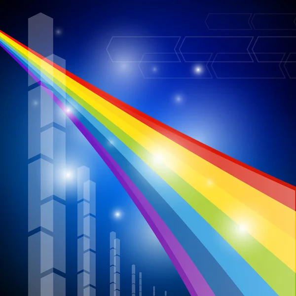 Абстрактный цвет радуги Прозрачный фон — стоковый вектор