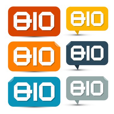 Bio kağıt Etiketler