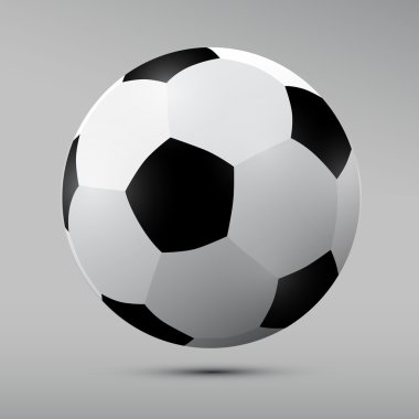 Futbol siyah ve beyaz balosu illüstrasyon