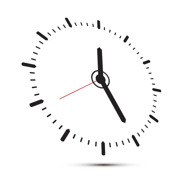 Resumen Reloj despertador Ilustración aislado sobre fondo blanco — Vector de stock