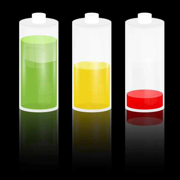 Battery Charge Symbols. Energy Icon. Vector Power Level Indicator