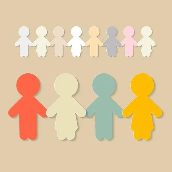 özel kağıt tutan eller illüstrasyon insanlar