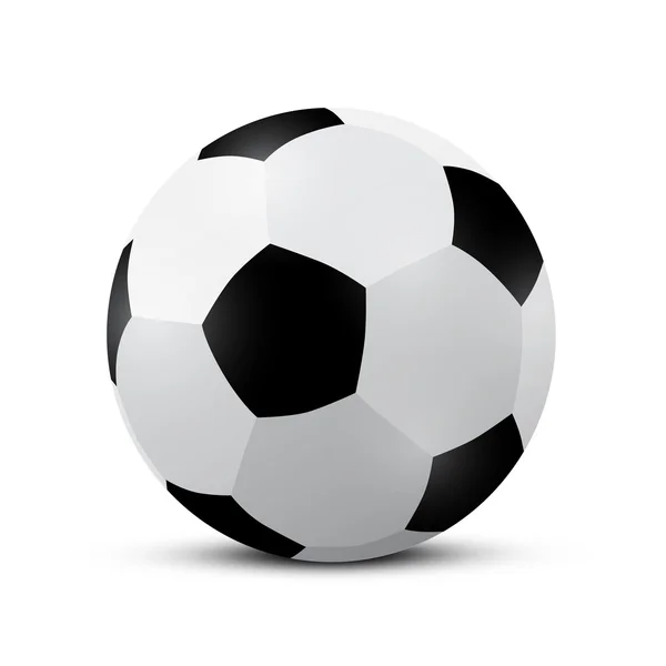 Ποδόσφαιρο - εικονογράφηση φορέας μπάλα ποδοσφαίρου — Διανυσματικό Αρχείο