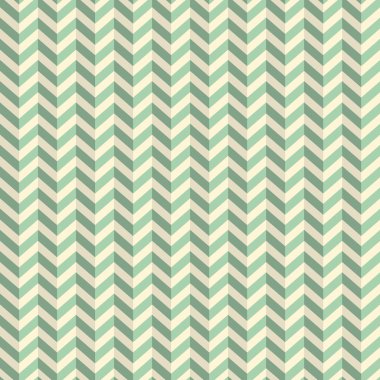 Dikişsiz retro soyut yeşil dişli zig zag kağıt arka plan 