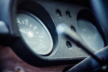 Retro hız göstergesi - Foto takometre