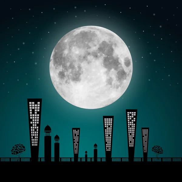 tasarlamak vektör dolunay peyzaj çizim