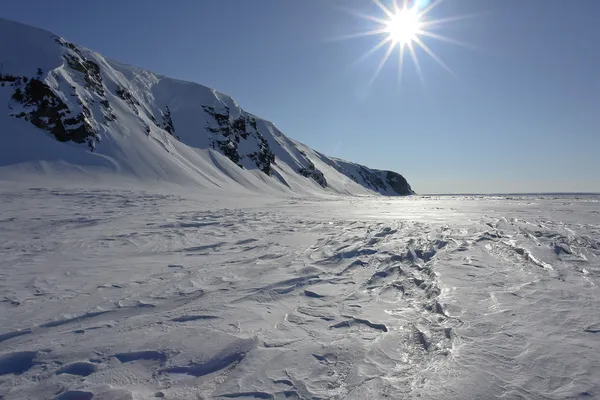 Desierto de hielo Imagen de stock