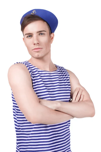 Young handsome sailor — Stock Photo, Image