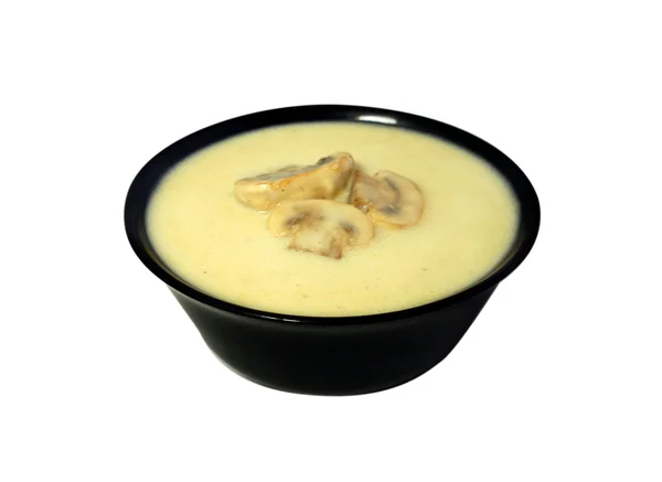 Coconut cream soup with mushrooms — Stock Image Coconut cream soup with mushrooms Royalty Free Stock Photos
