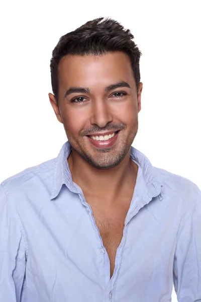 Retrato de um homem bonito sorrindo — Fotografia de Stock