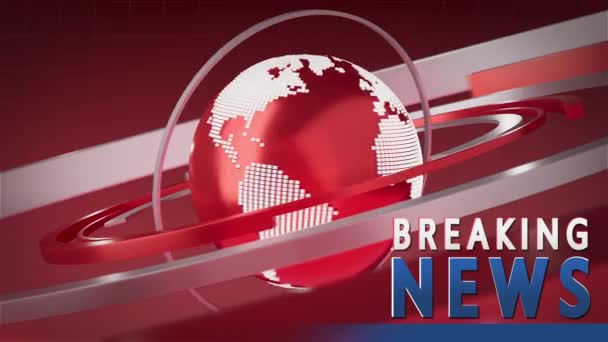 3d World News Background Loop Digital World Breaking News Studio Background For News Report And Breaking News On World Live Report Stock Video C Kinomasterdnepr
