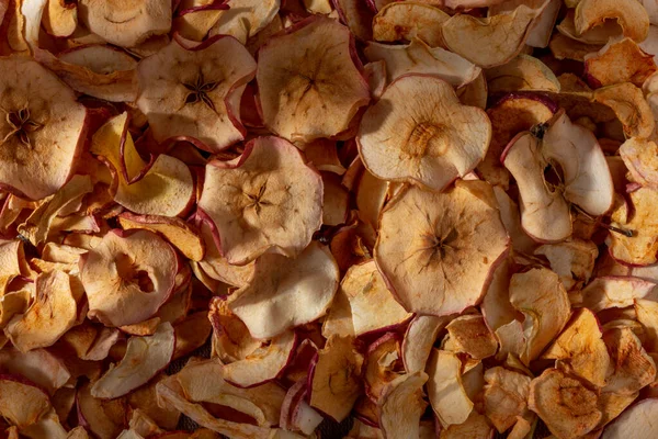 Top View Apple Chips Copyspace — Stock Photo, Image