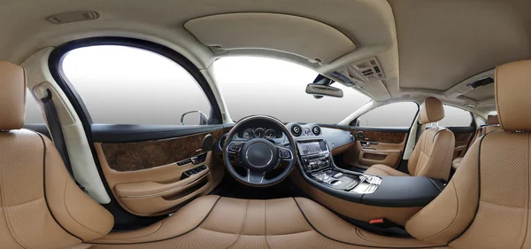 Auto interieur pano — Stockfoto