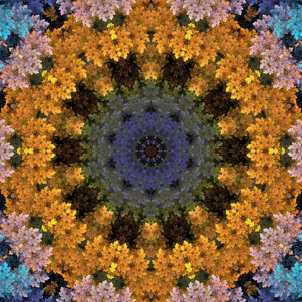 Красочный круг Мандала — стоковое фото